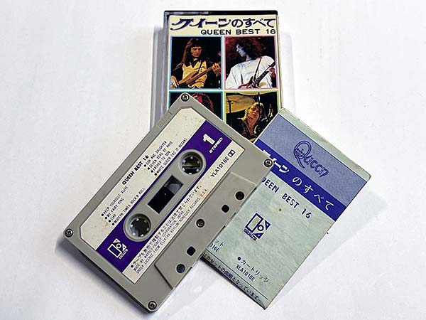 カセットテープ:ベスト盤 クイーンのすべて QUEEN BEST 16 同梱物