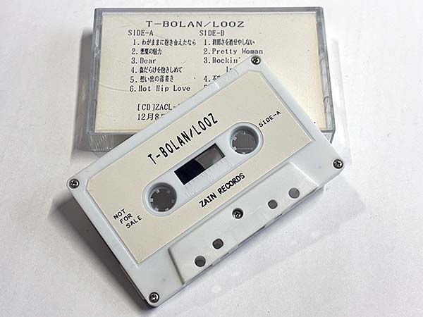 カセットテープ:見本品 T-BOLAN LOOZ 非売品 同梱物