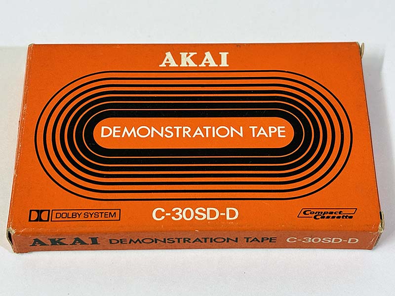カセットテープ:デモテープ] AKAI DEMONSTRATION TAPE C-30SD-D を
