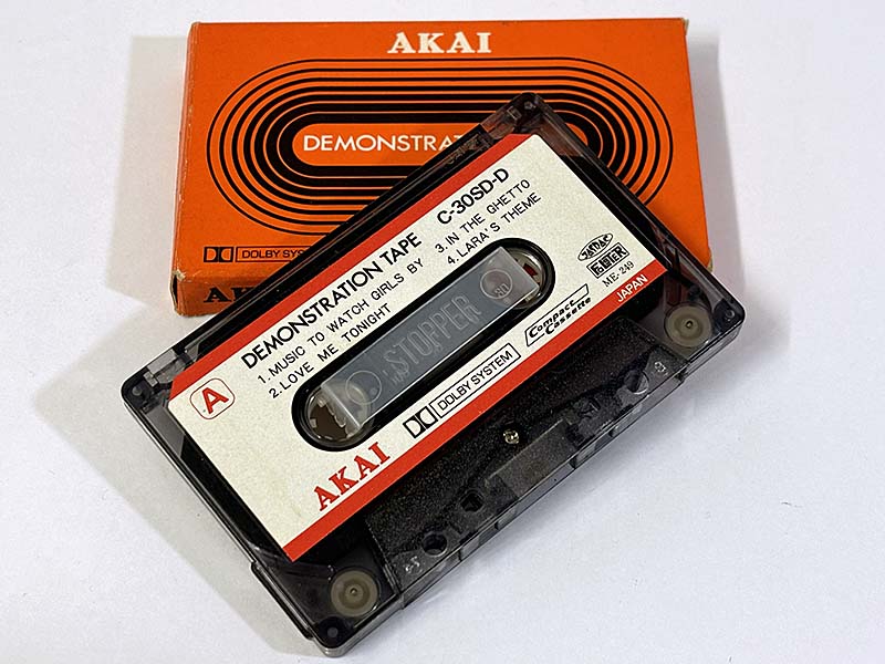 カセットテープ:デモテープ] AKAI DEMONSTRATION TAPE C-30SD-D を