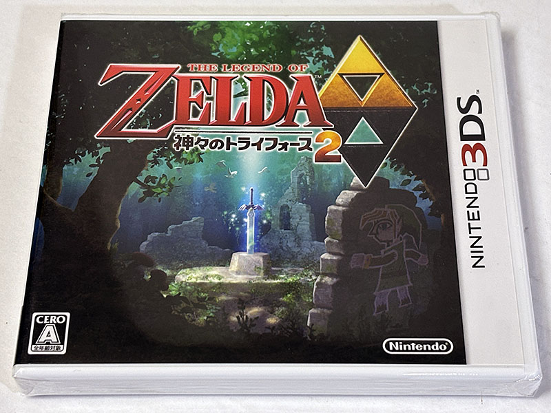 ニンテンドー3DSソフト ゼルダの伝説 神々のトライフォース2 未開封品 パッケージ表