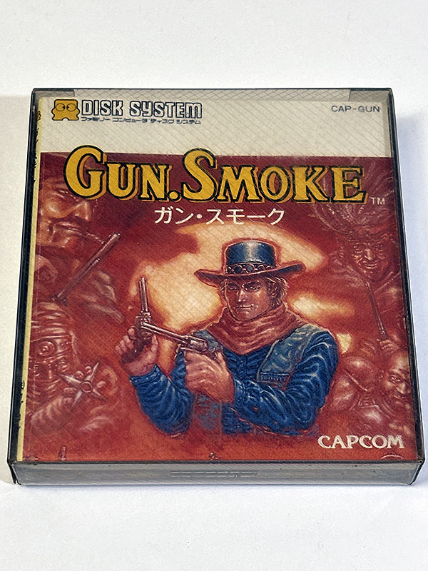 ディスクシステムソフト ガン・スモーク GUN.SMOKE パッケージ表