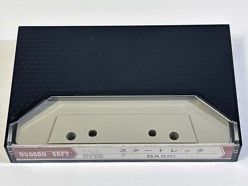MZ-80B スタートレック BASIC パッケージ裏