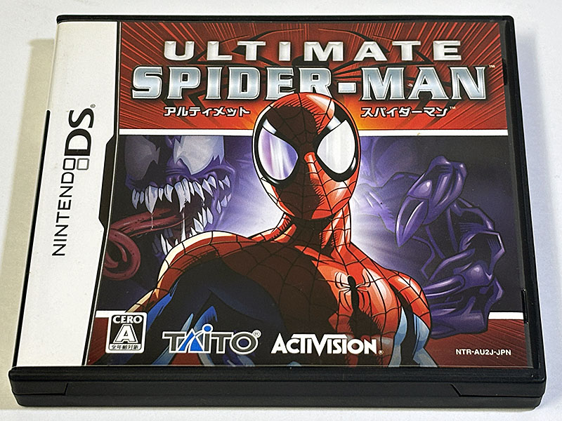 ニンテンドーDSソフト アルティメット スパイダーマン ULTIMATE SPIDER-MAN パッケージ表