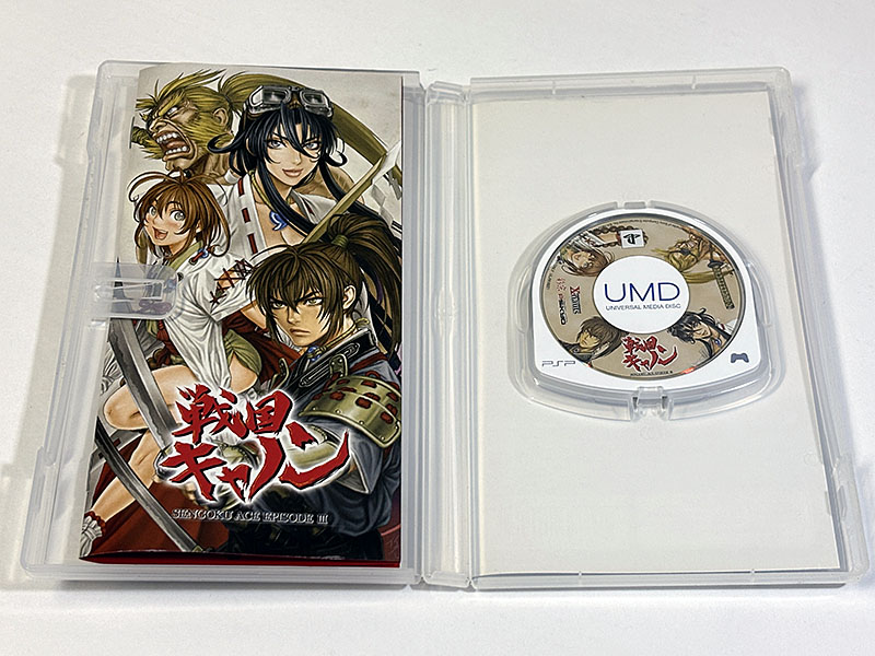 PSPソフト 戦国キャノン SENGOKU ACE EPISODE III 同梱物