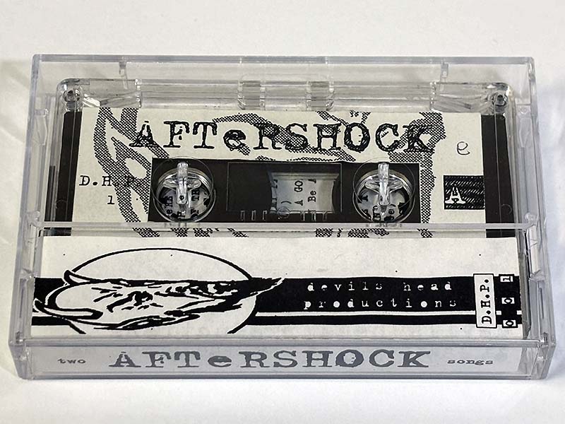 カセットテープ:シングル アフターショック AFTeRSHOCK トゥーソングス two songs パッケージ裏