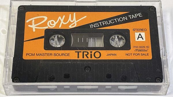 [カセットテープ:デモテープ] TRIO ROXY INSTRUCTION TAPE を買い取りました