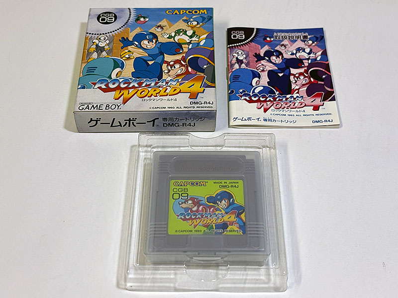 ゲームボーイソフト ロックマンワールド4 ROCKMAN WORLD 4 同梱物