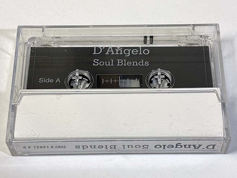 カセットテープ:見本盤 D'Angelo ディアンジェロ Soul Blends パッケージ裏