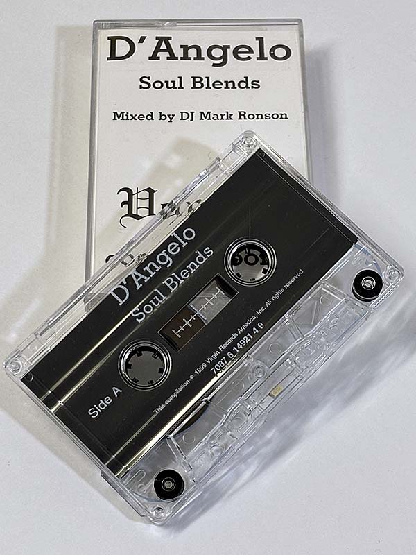 カセットテープ:見本盤 D'Angelo ディアンジェロ Soul Blends 同梱物