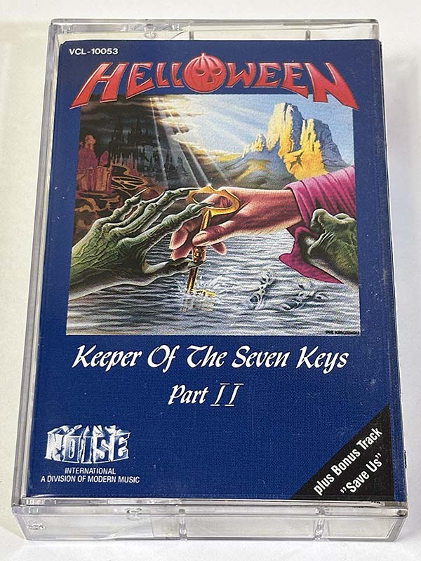 カセットテープ:アルバム ハロウィン HELLOWEEN 守護神伝 第二章 KEEPER OF THE SEVEN KEYS PART Ⅱ パッケージ表