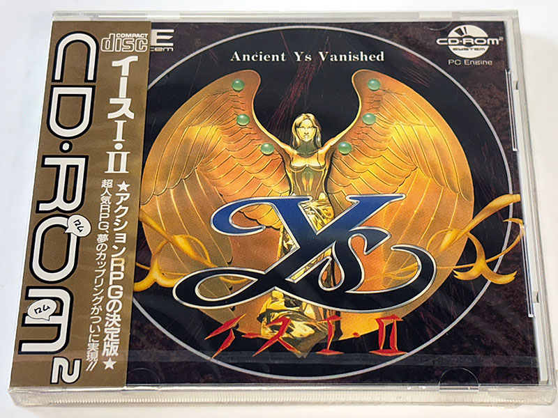 PCエンジンソフト イース1・2 Ys I・II 未開封品 パッケージ表