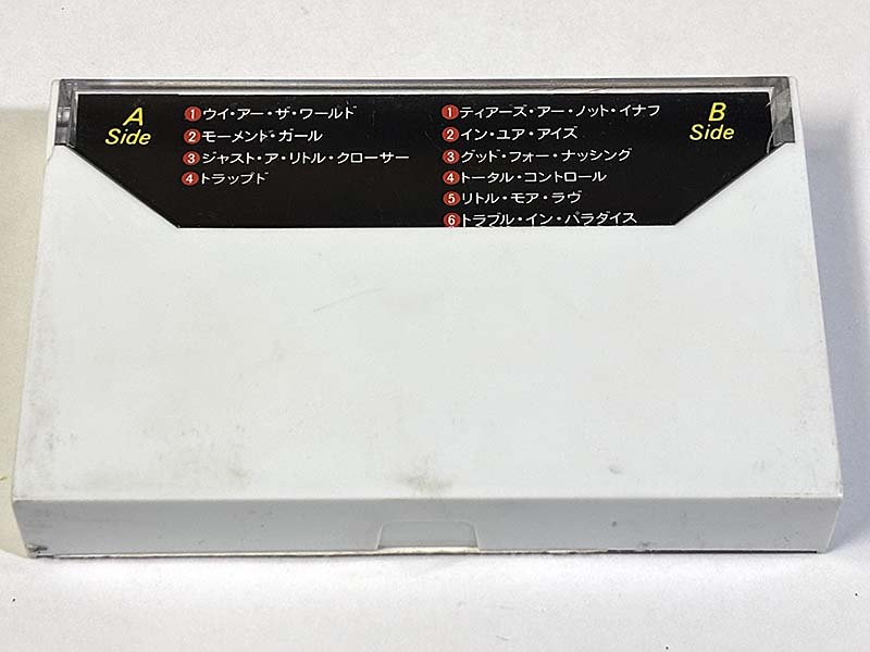 カセットテープ:アルバム USA For Africa ウィ・アー・ザ・ワールド We Are The World パッケージ裏