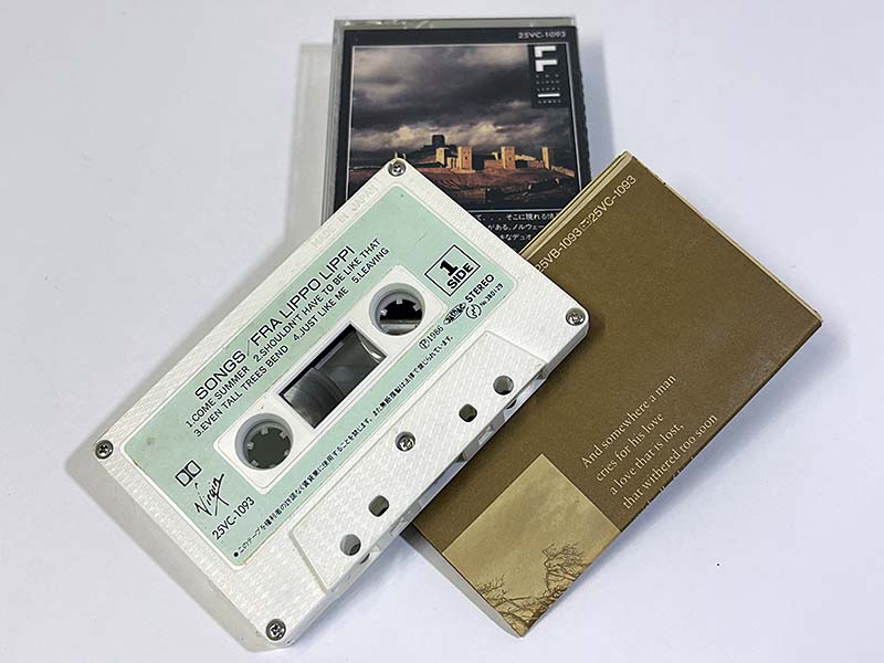 カセットテープ:アルバム フラ・リッポ・リッピ Fra Lippo Lippi ソングス Songs 同梱物