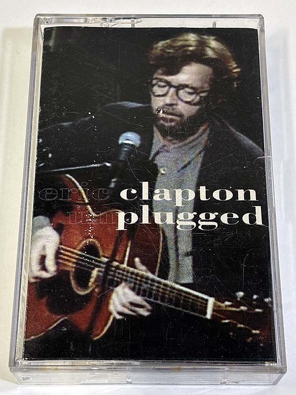 カセットテープ:ライブアルバム エリック・クラプトン アンプラグド〜アコースティック・クラプトン Unplugged パッケージ表