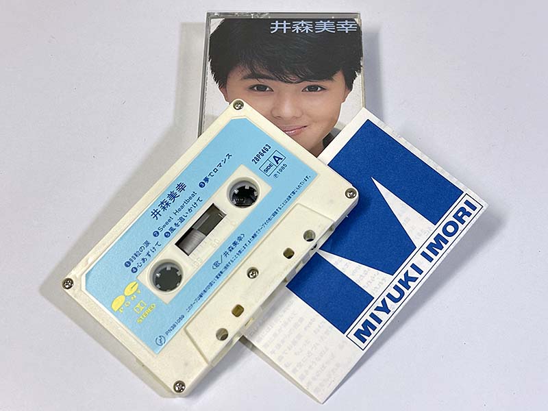 カセットテープ:アルバム 井森美幸 いもりみゆき 同梱物