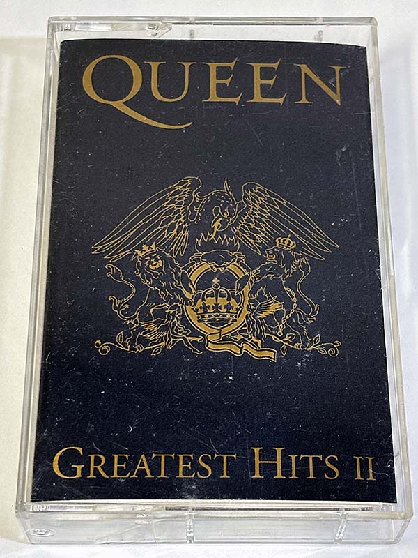 カセットテープ:コンピレーション クイーン QUEEN グレイテスト・ヒッツII Greatest Hits II パッケージ表