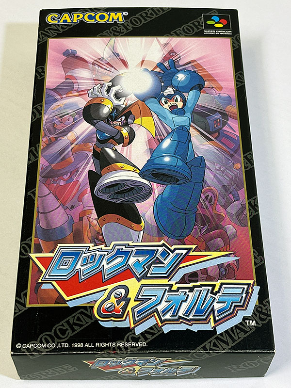 スーパーファミコンソフト ロックマン&フォルテ パッケージ表