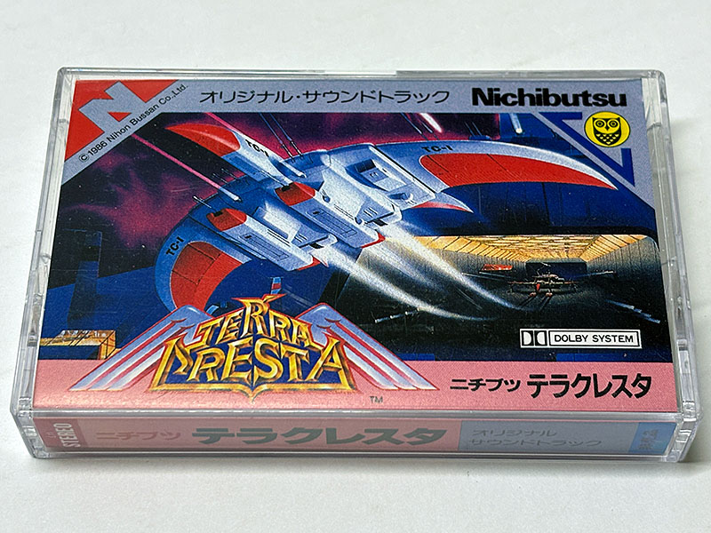 カセットテープ:ゲームサントラ ニチブツ テラクレスタ オリジナル・サウンドトラック パッケージ表
