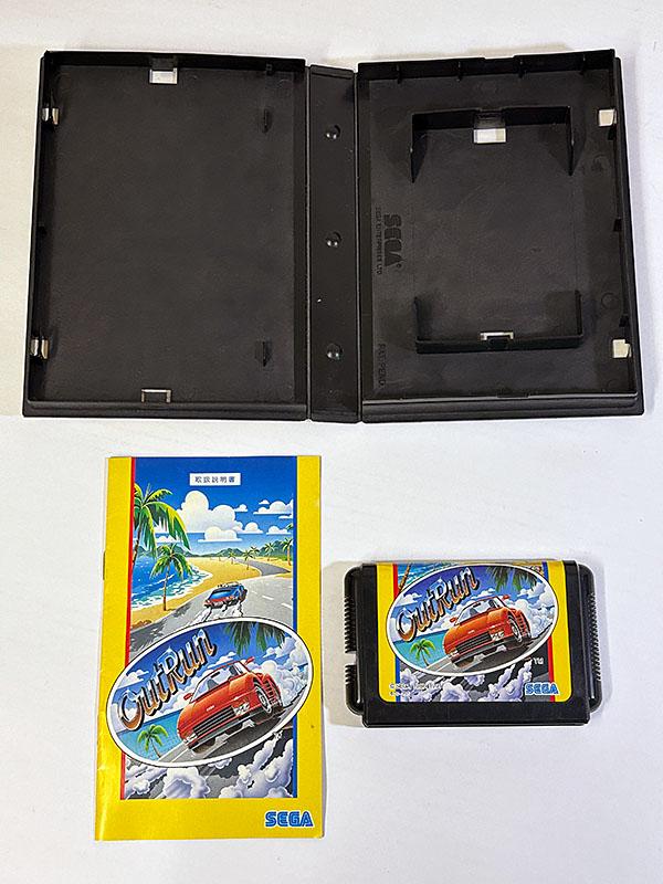 メガドライブソフト アウトラン OutRun 同梱物