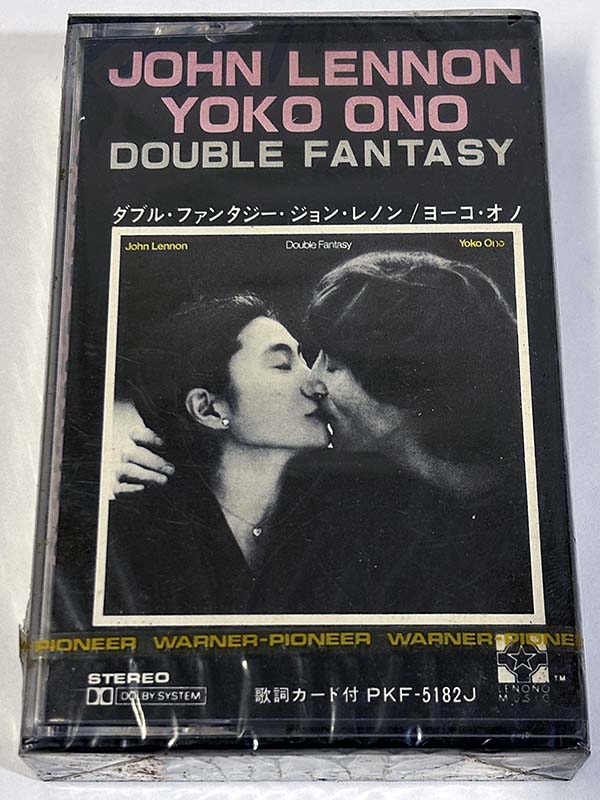 カセットテープ:アルバム ジョン・レノン / ヨーコ・オノ ダブル・ファンタジー Double Fantasy パッケージ表
