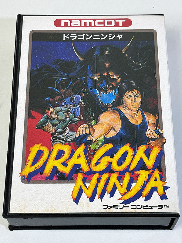 ファミコンソフト ドラゴンニンジャ DRAGON NINJA パッケージ表