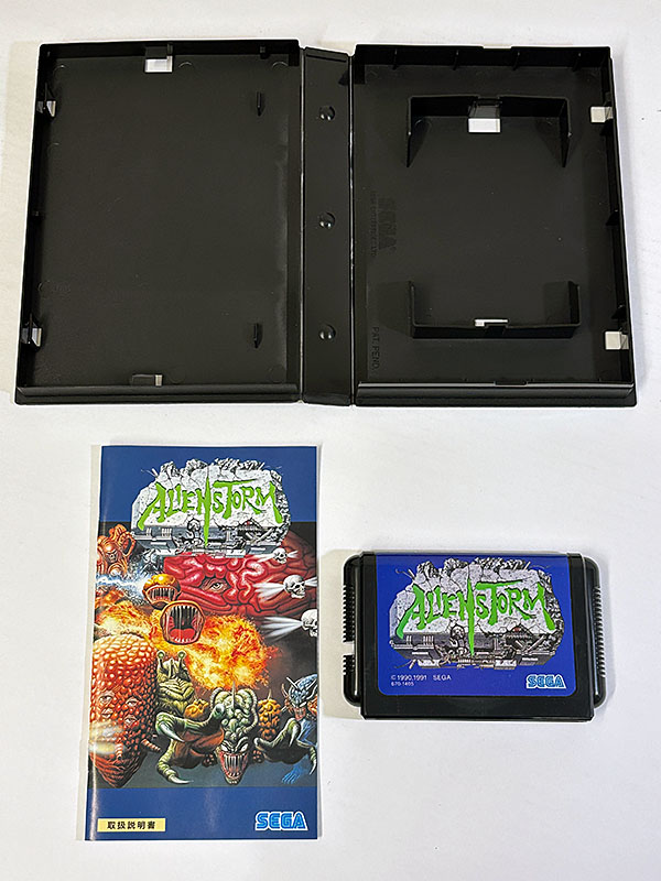 メガドライブソフト エイリアンストーム ALIEN STORM 同梱物