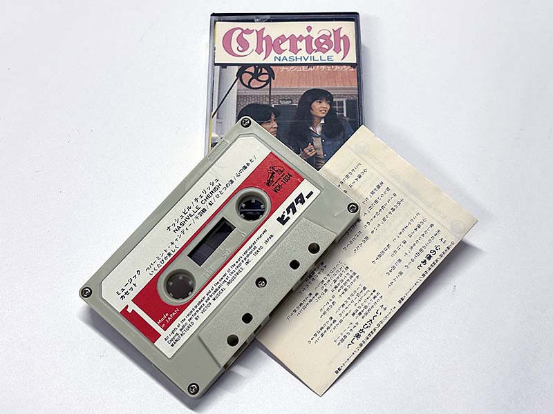 カセットテープ:アルバム チェリッシュ CHERISH ナッシュビル NASHVILLE 同梱物
