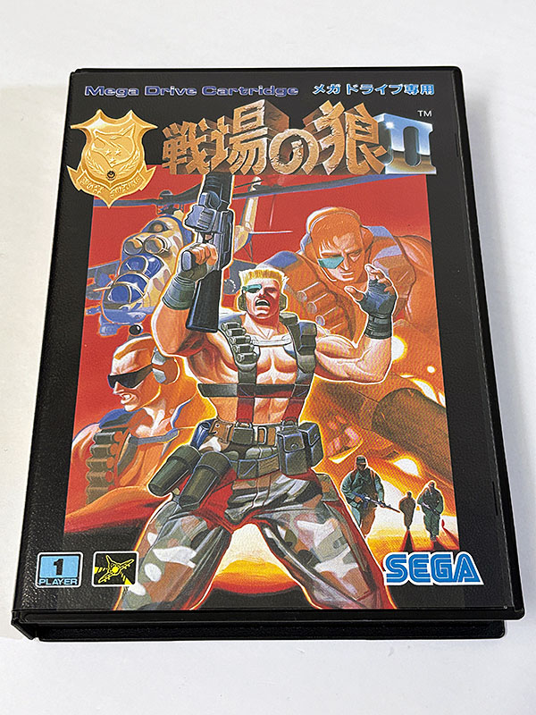 メガドライブソフト 戦場の狼II パッケージ表