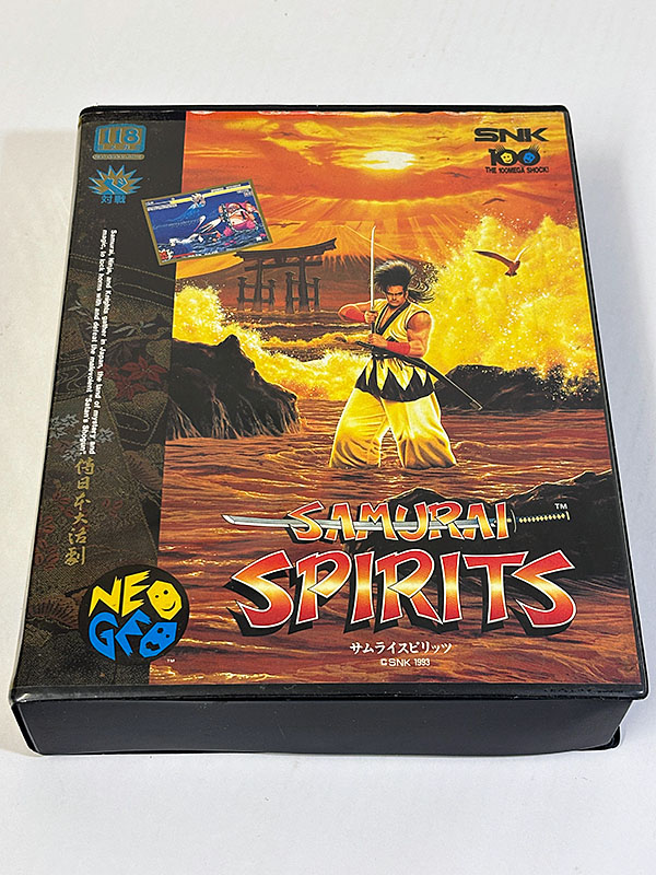 ネオジオROMカセット SAMURAI SPIRITS サムライスピリッツ パッケージ表